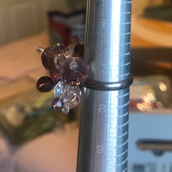 NEW Sterling Silver Crystal Ring - Picture 8 of 9